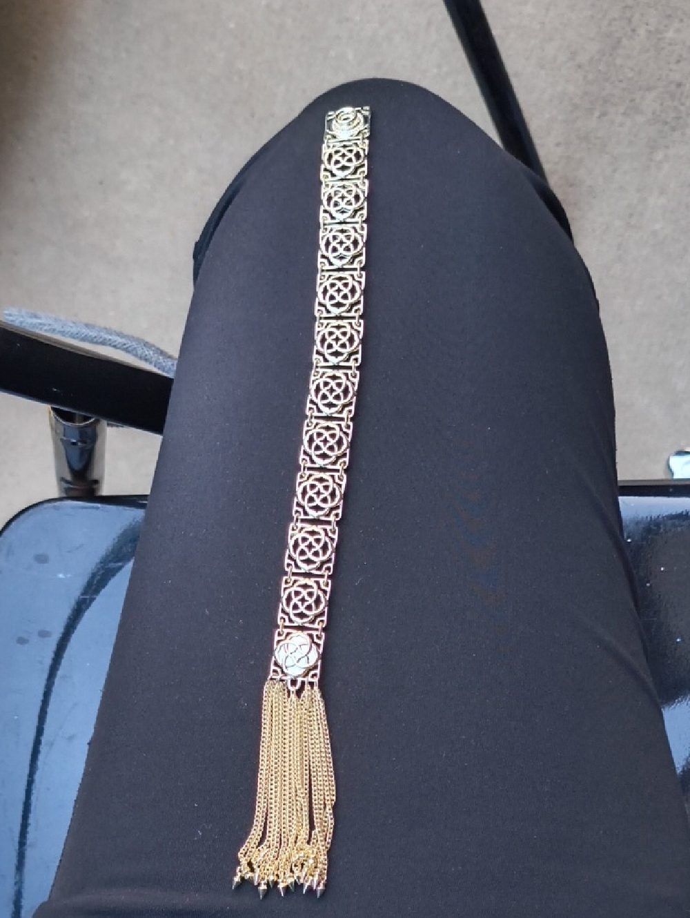 Gold Filigree Tassel Bracelet - Elegant Women Accessories Kendra Scott